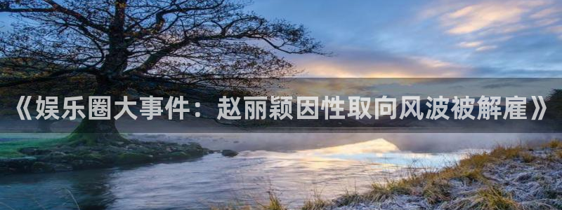 /彩虹多多：《娱乐圈大事件：赵丽颖因性取向风波被解雇》